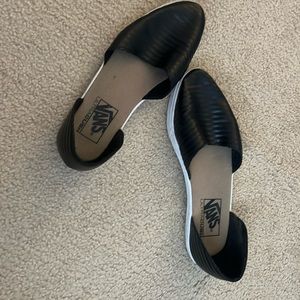 Vans, flats- point toe